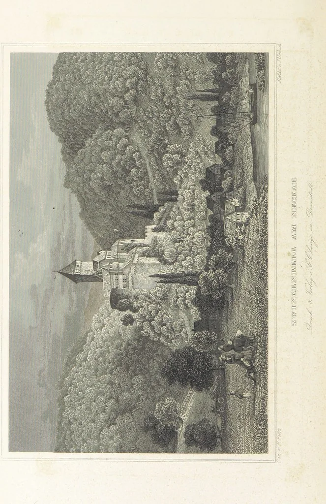 An illustration from Das Grossherzogthum Baden in malerischen Original-Ansichten. In Stahl gest. von J. Poppel und andern Begleitet von einem historischtopographischen Text von Dr. E. H, 1860, leaf 364