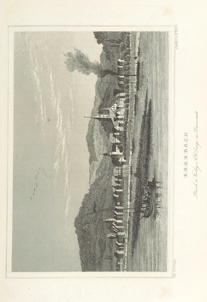 An illustration from Das Grossherzogthum Baden in malerischen Original-Ansichten. In Stahl gest. von J. Poppel und andern Begleitet von einem historischtopographischen Text von Dr. E. H, 1860, leaf 369