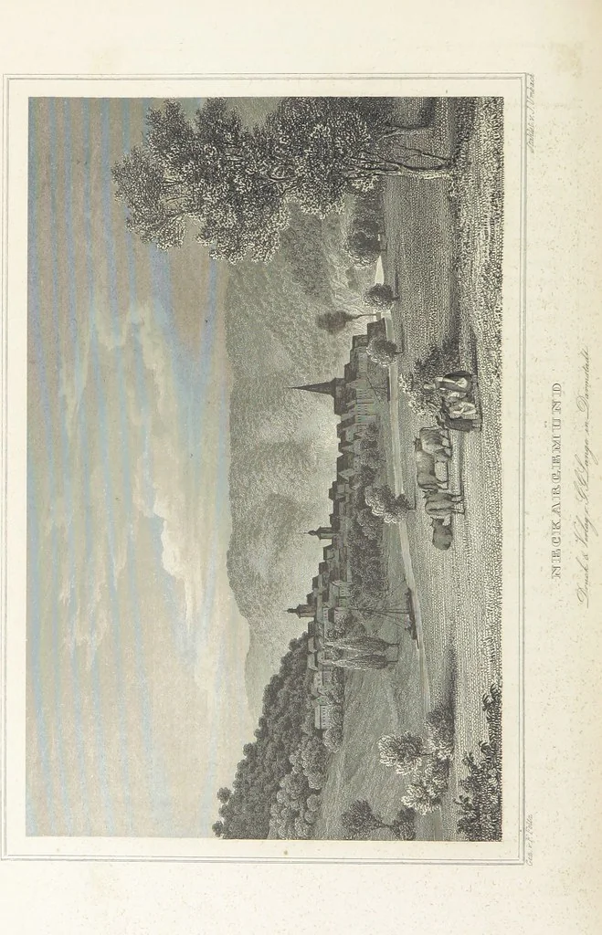 An illustration from Das Grossherzogthum Baden in malerischen Original-Ansichten. In Stahl gest. von J. Poppel und andern Begleitet von einem historischtopographischen Text von Dr. E. H, 1860, leaf 376