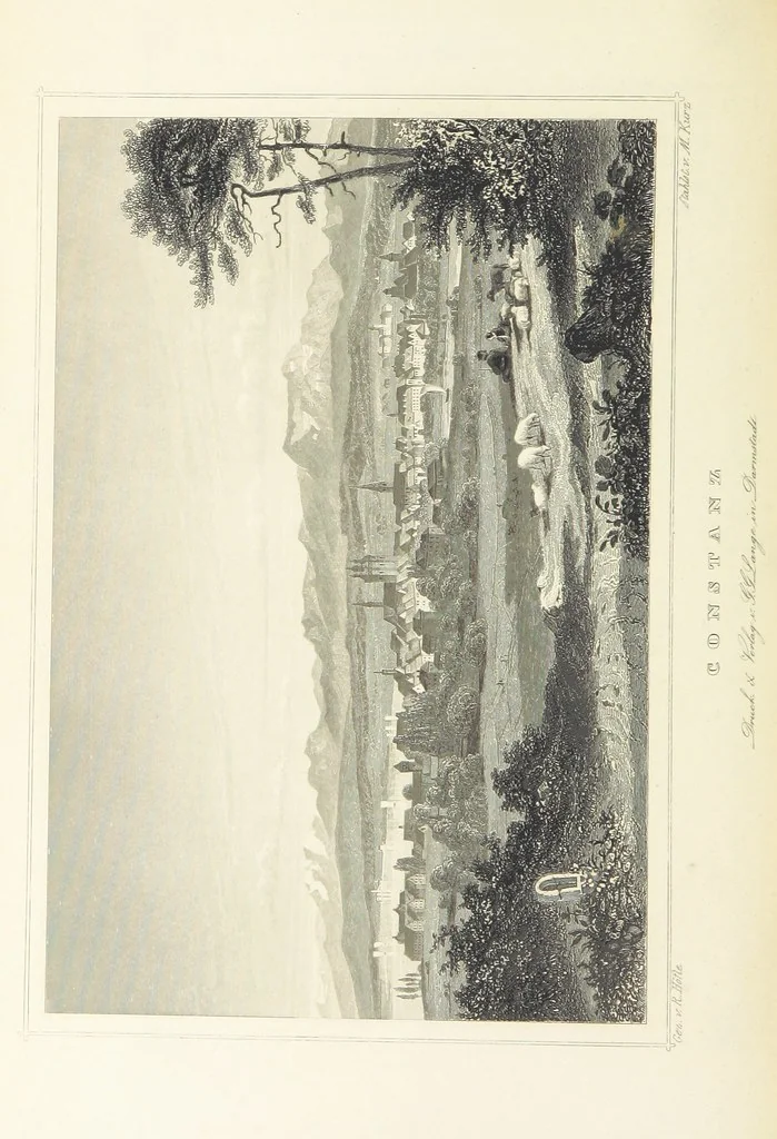 An illustration from Das Grossherzogthum Baden in malerischen Original-Ansichten. In Stahl gest. von J. Poppel und andern Begleitet von einem historischtopographischen Text von Dr. E. H, 1860, leaf 386