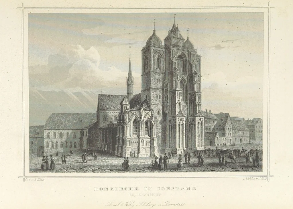 An illustration from Das Grossherzogthum Baden in malerischen Original-Ansichten. In Stahl gest. von J. Poppel und andern Begleitet von einem historischtopographischen Text von Dr. E. H, 1860, leaf 391