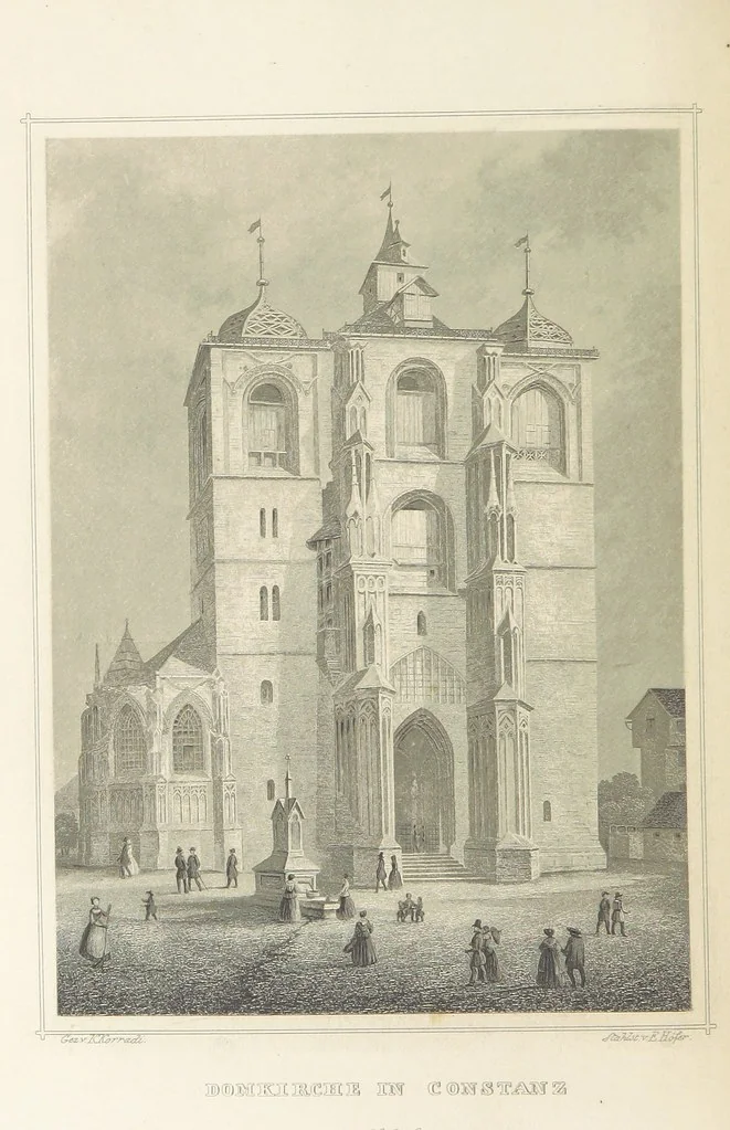 An illustration from Das Grossherzogthum Baden in malerischen Original-Ansichten. In Stahl gest. von J. Poppel und andern Begleitet von einem historischtopographischen Text von Dr. E. H, 1860, leaf 394
