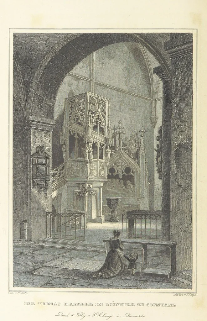 An illustration from Das Grossherzogthum Baden in malerischen Original-Ansichten. In Stahl gest. von J. Poppel und andern Begleitet von einem historischtopographischen Text von Dr. E. H, 1860, leaf 396