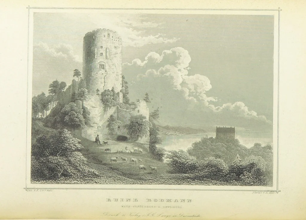 An illustration from Das Grossherzogthum Baden in malerischen Original-Ansichten. In Stahl gest. von J. Poppel und andern Begleitet von einem historischtopographischen Text von Dr. E. H, 1860, leaf 430