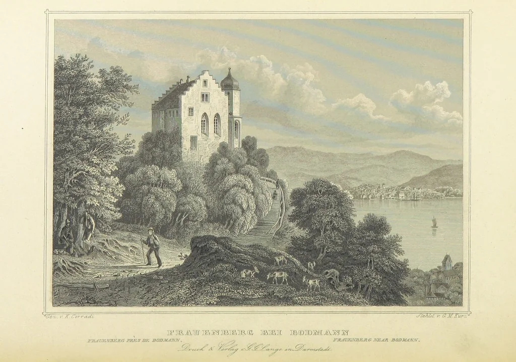 An illustration from Das Grossherzogthum Baden in malerischen Original-Ansichten. In Stahl gest. von J. Poppel und andern Begleitet von einem historischtopographischen Text von Dr. E. H, 1860, leaf 432