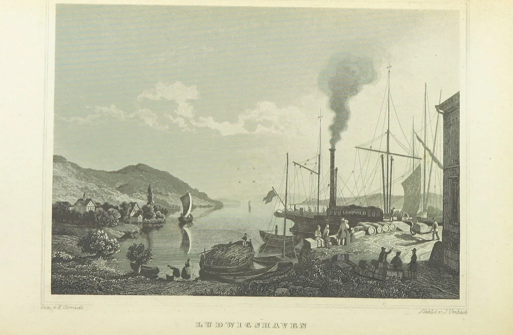 An illustration from Das Grossherzogthum Baden in malerischen Original-Ansichten. In Stahl gest. von J. Poppel und andern Begleitet von einem historischtopographischen Text von Dr. E. H, 1860, leaf 434