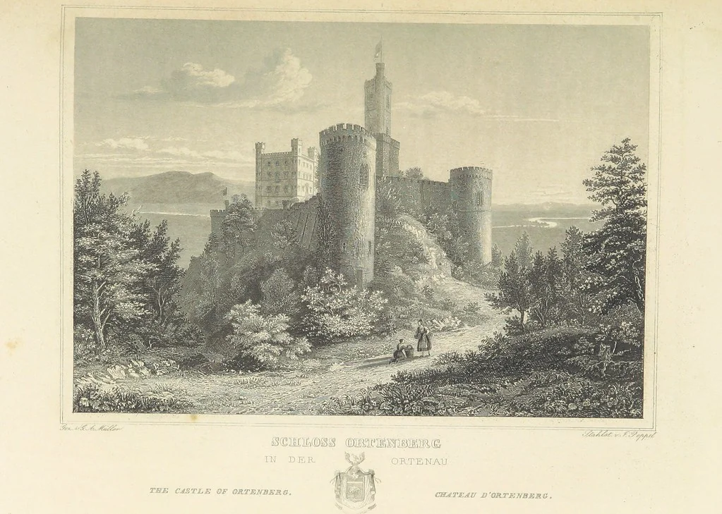 An illustration from Das Grossherzogthum Baden in malerischen Original-Ansichten. In Stahl gest. von J. Poppel und andern Begleitet von einem historischtopographischen Text von Dr. E. H, 1860, leaf 463