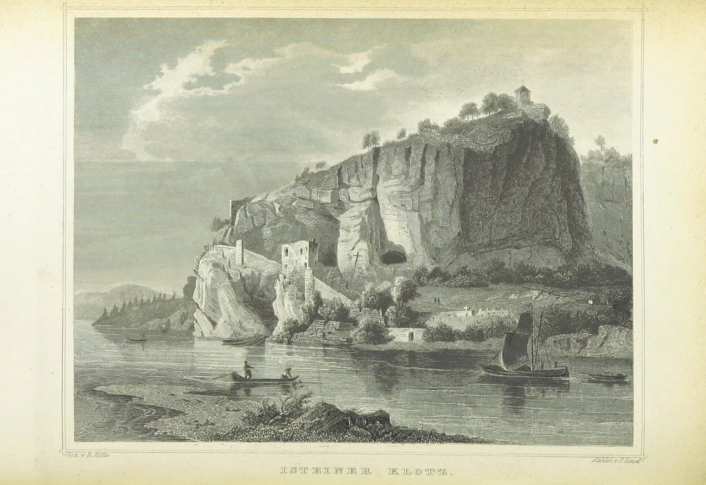 An illustration from Das Grossherzogthum Baden in malerischen Original-Ansichten. In Stahl gest. von J. Poppel und andern Begleitet von einem historischtopographischen Text von Dr. E. H, 1860, leaf 486