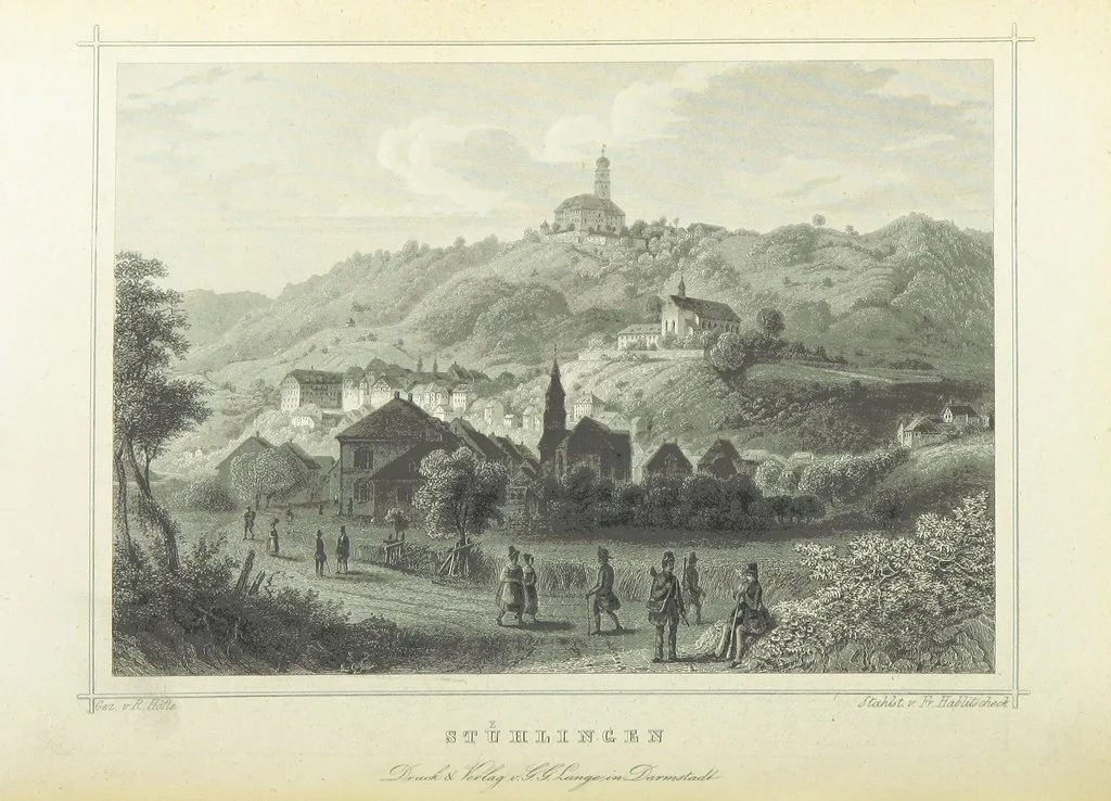 An illustration from Das Grossherzogthum Baden in malerischen Original-Ansichten. In Stahl gest. von J. Poppel und andern Begleitet von einem historischtopographischen Text von Dr. E. H, 1860, leaf 530