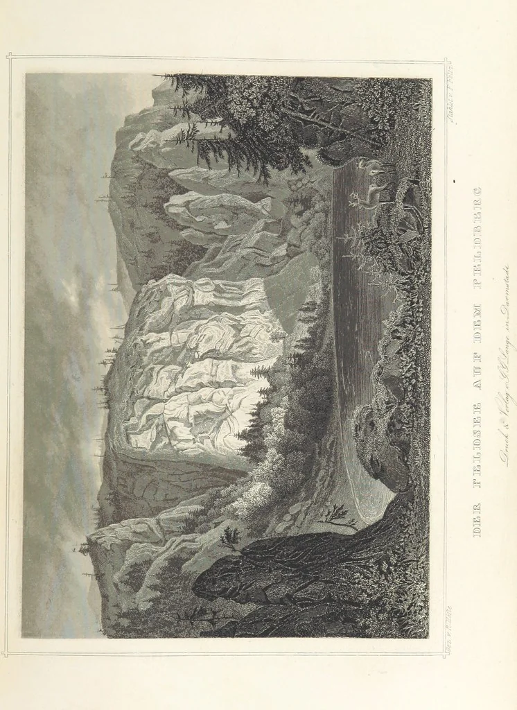 An illustration from Das Grossherzogthum Baden in malerischen Original-Ansichten. In Stahl gest. von J. Poppel und andern Begleitet von einem historischtopographischen Text von Dr. E. H, 1860, leaf 543