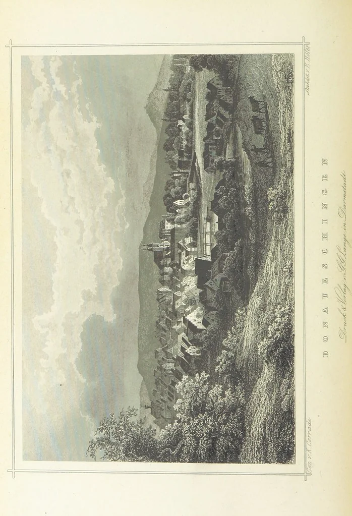 An illustration from Das Grossherzogthum Baden in malerischen Original-Ansichten. In Stahl gest. von J. Poppel und andern Begleitet von einem historischtopographischen Text von Dr. E. H, 1860, leaf 548