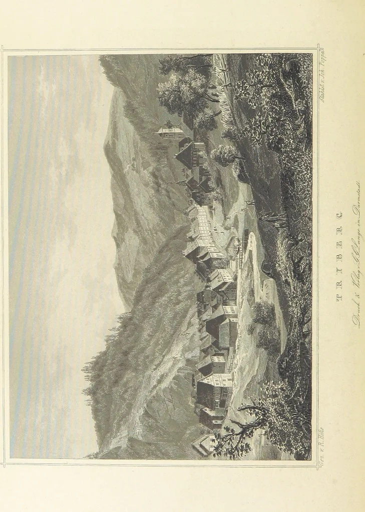 An illustration from Das Grossherzogthum Baden in malerischen Original-Ansichten. In Stahl gest. von J. Poppel und andern Begleitet von einem historischtopographischen Text von Dr. E. H, 1860, leaf 592