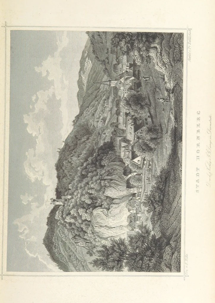 An illustration from Das Grossherzogthum Baden in malerischen Original-Ansichten. In Stahl gest. von J. Poppel und andern Begleitet von einem historischtopographischen Text von Dr. E. H, 1860, leaf 597