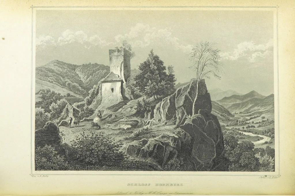 An illustration from Das Grossherzogthum Baden in malerischen Original-Ansichten. In Stahl gest. von J. Poppel und andern Begleitet von einem historischtopographischen Text von Dr. E. H, 1860, leaf 600