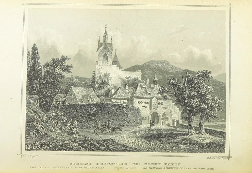 An illustration from Das Grossherzogthum Baden in malerischen Original-Ansichten. In Stahl gest. von J. Poppel und andern Begleitet von einem historischtopographischen Text von Dr. E. H, 1860, leaf 616