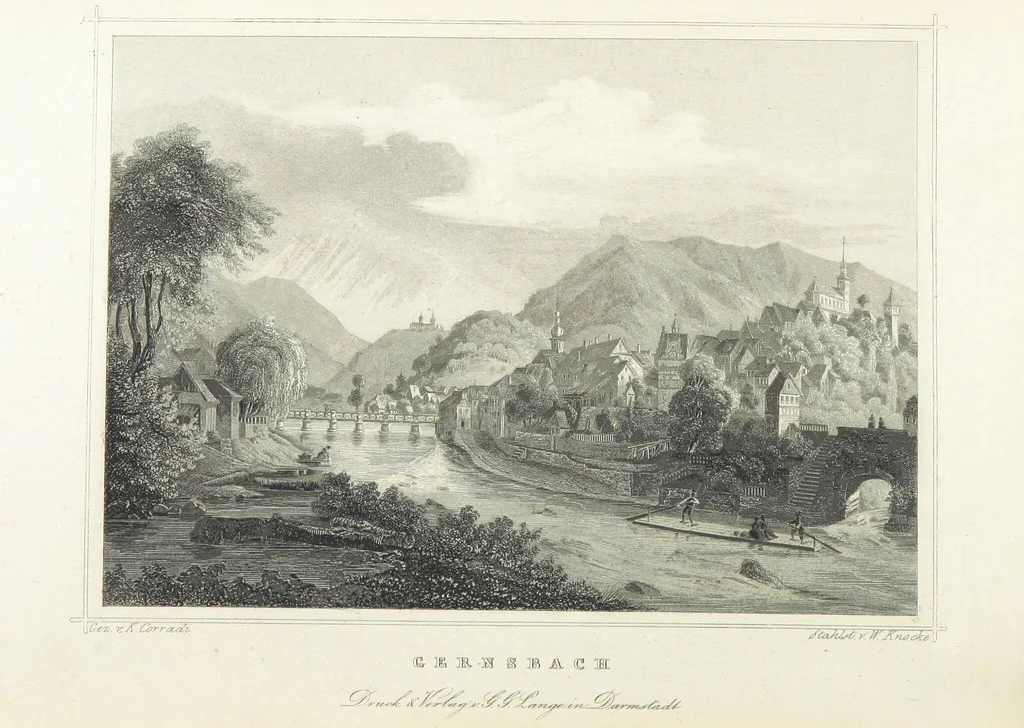 An illustration from Das Grossherzogthum Baden in malerischen Original-Ansichten. In Stahl gest. von J. Poppel und andern Begleitet von einem historischtopographischen Text von Dr. E. H, 1860, leaf 630