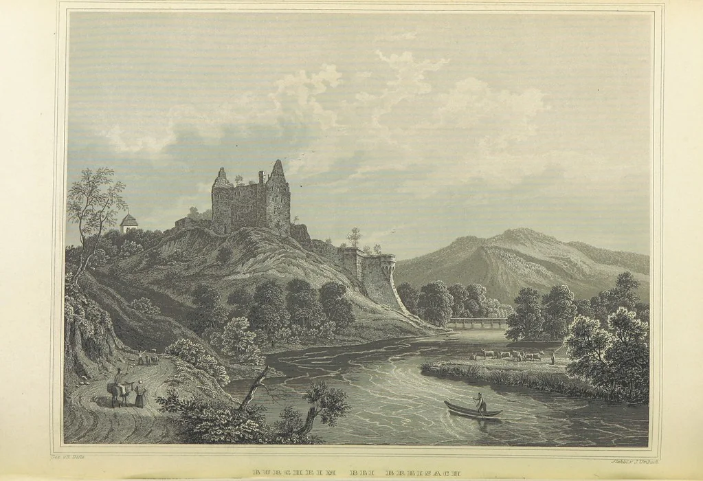 An illustration from Das Grossherzogthum Baden in malerischen Original-Ansichten. In Stahl gest. von J. Poppel und andern Begleitet von einem historischtopographischen Text von Dr. E. H, 1860, leaf 660