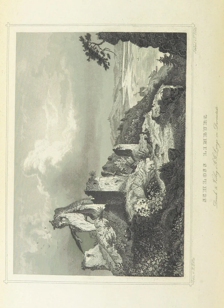 An illustration from Das Grossherzogthum Baden in malerischen Original-Ansichten. In Stahl gest. von J. Poppel und andern Begleitet von einem historischtopographischen Text von Dr. E. H, 1860, leaf 662