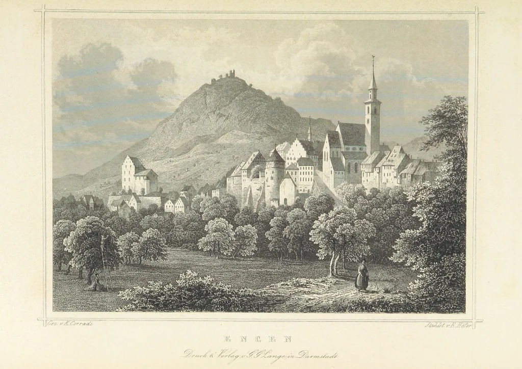 An illustration from Das Grossherzogthum Baden in malerischen Original-Ansichten. In Stahl gest. von J. Poppel und andern Begleitet von einem historischtopographischen Text von Dr. E. H, 1860, leaf 685