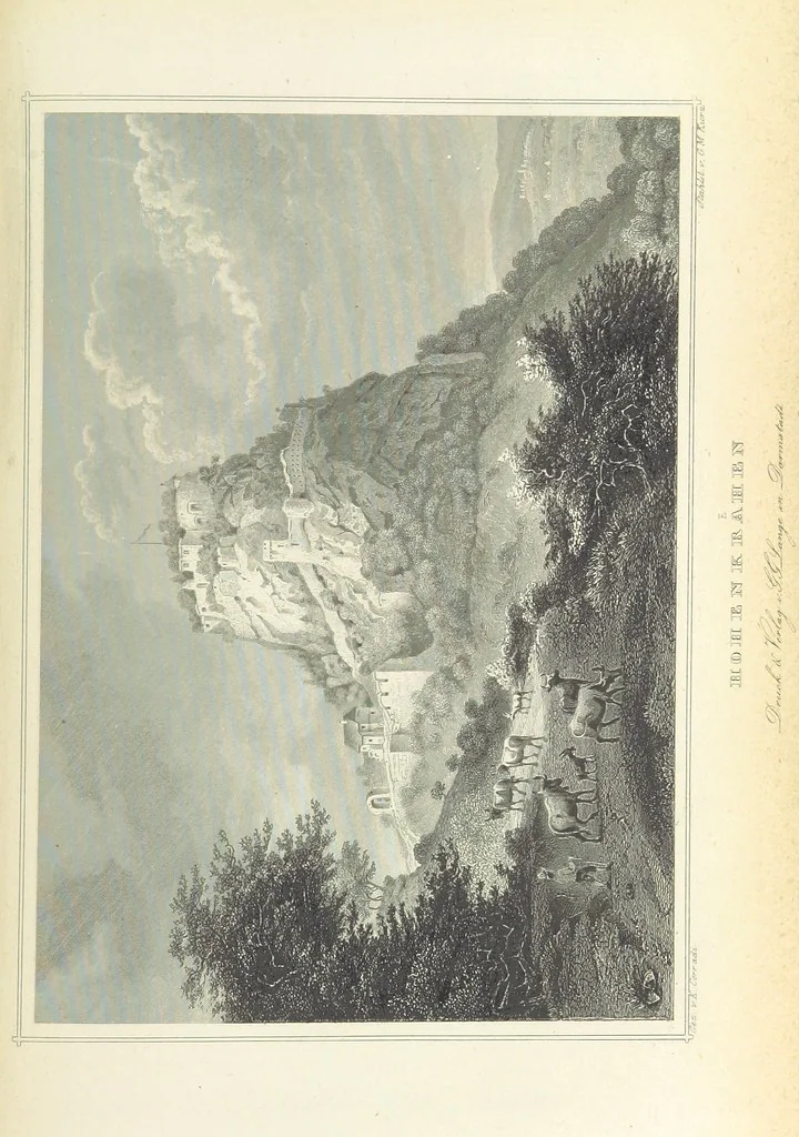 An illustration from Das Grossherzogthum Baden in malerischen Original-Ansichten. In Stahl gest. von J. Poppel und andern Begleitet von einem historischtopographischen Text von Dr. E. H, 1860, leaf 687