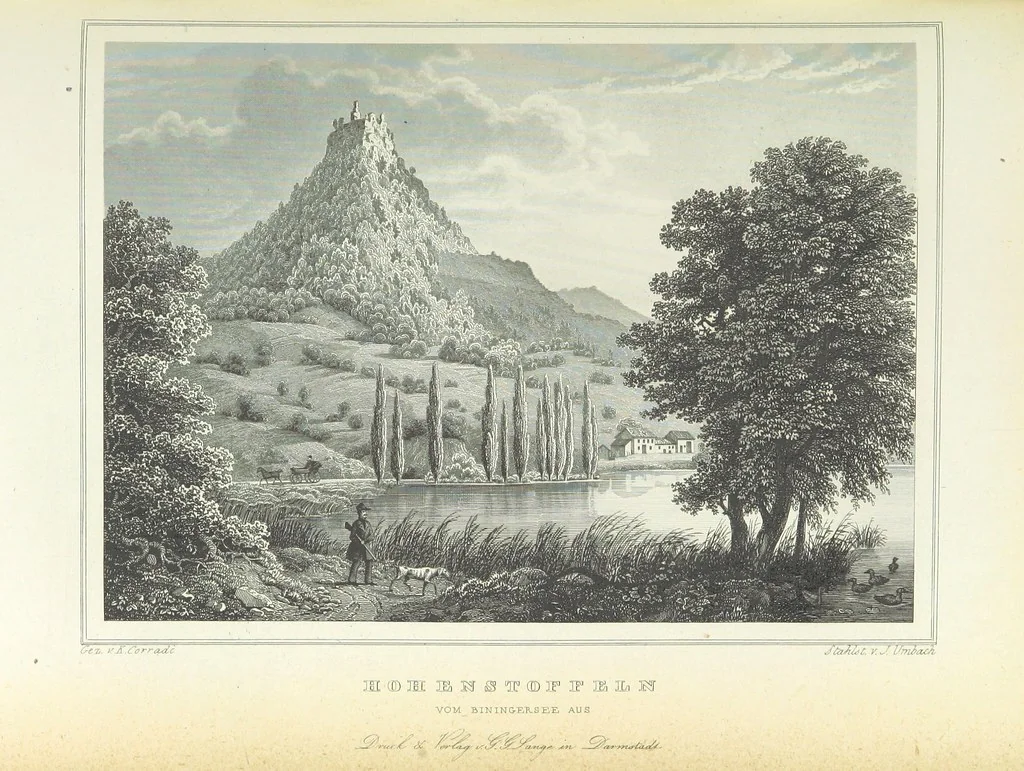 An illustration from Das Grossherzogthum Baden in malerischen Original-Ansichten. In Stahl gest. von J. Poppel und andern Begleitet von einem historischtopographischen Text von Dr. E. H, 1860, leaf 693