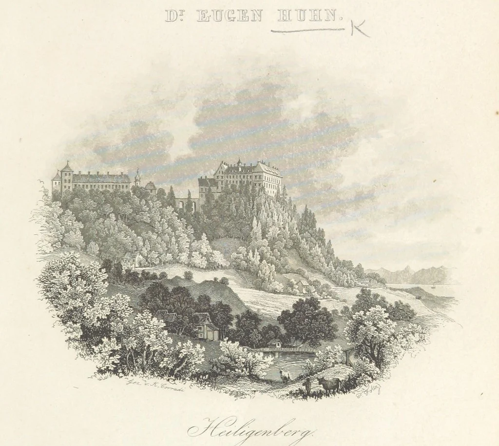 An illustration from Das Grossherzogthum Baden in malerischen Original-Ansichten. In Stahl gest. von J. Poppel und andern Begleitet von einem historischtopographischen Text von Dr. E. H, 1860, leaf 7