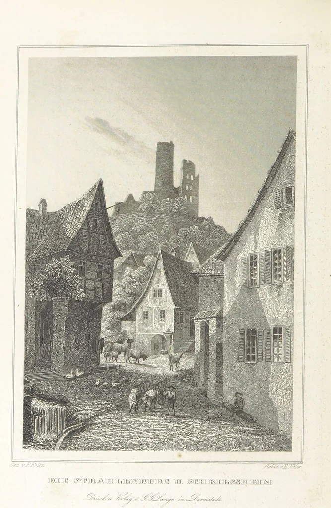 An illustration from Das Grossherzogthum Baden in malerischen Original-Ansichten. In Stahl gest. von J. Poppel und andern Begleitet von einem historischtopographischen Text von Dr. E. H, 1860, leaf 712