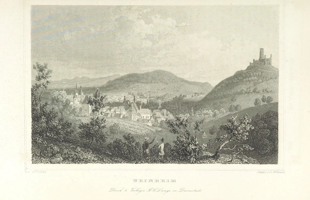 An illustration from Das Grossherzogthum Baden in malerischen Original-Ansichten. In Stahl gest. von J. Poppel und andern Begleitet von einem historischtopographischen Text von Dr. E. H, 1860, leaf 715