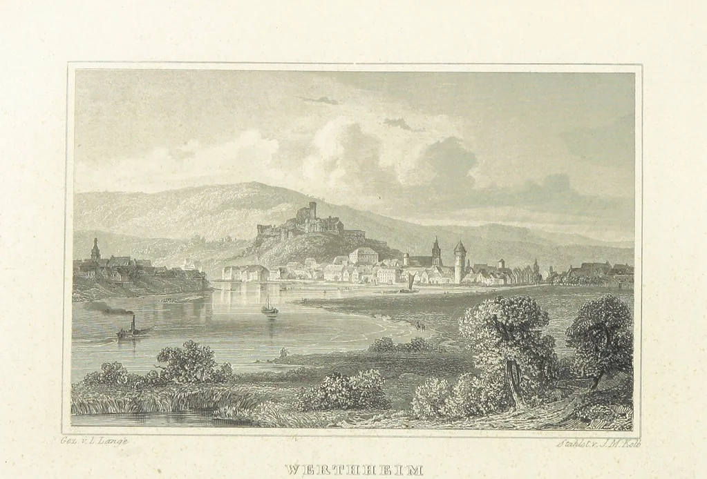 An illustration from Das Grossherzogthum Baden in malerischen Original-Ansichten. In Stahl gest. von J. Poppel und andern Begleitet von einem historischtopographischen Text von Dr. E. H, 1860, leaf 784