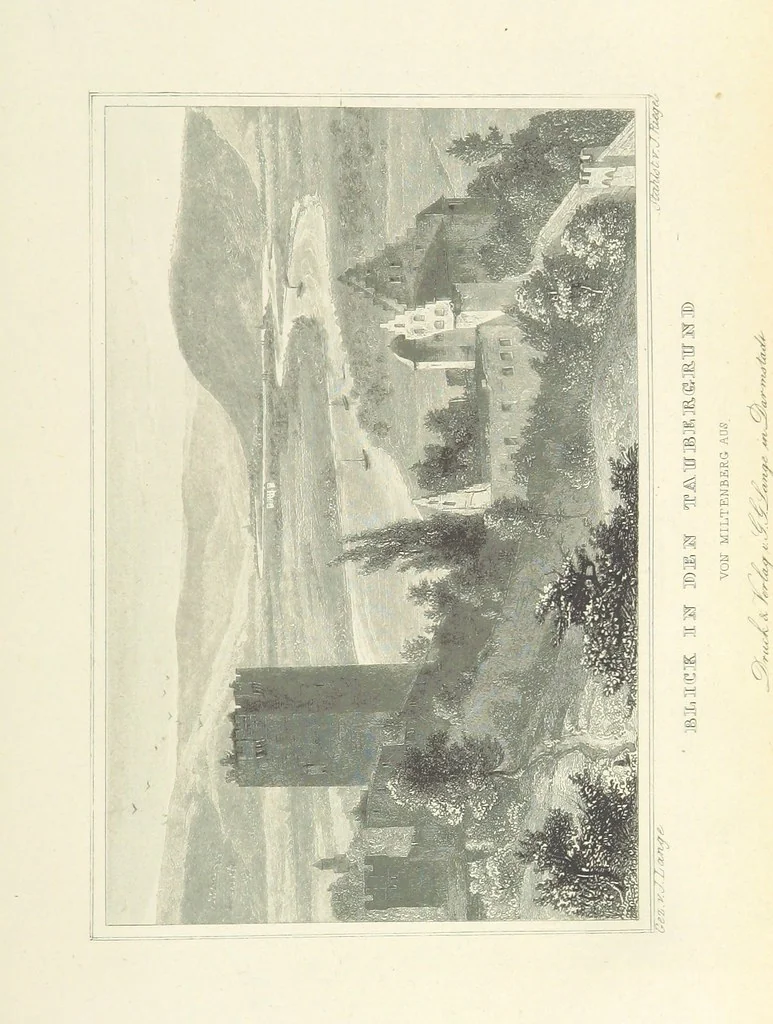 An illustration from Das Grossherzogthum Baden in malerischen Original-Ansichten. In Stahl gest. von J. Poppel und andern Begleitet von einem historischtopographischen Text von Dr. E. H, 1860, leaf 799