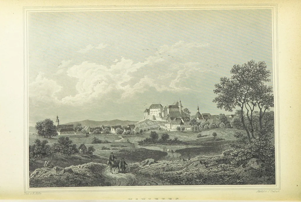 An illustration from Das Grossherzogthum Baden in malerischen Original-Ansichten. In Stahl gest. von J. Poppel und andern Begleitet von einem historischtopographischen Text von Dr. E. H, 1860, leaf 830