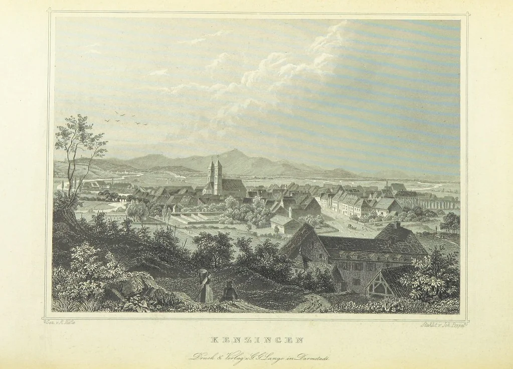 An illustration from Das Grossherzogthum Baden in malerischen Original-Ansichten. In Stahl gest. von J. Poppel und andern Begleitet von einem historischtopographischen Text von Dr. E. H, 1860, leaf 834