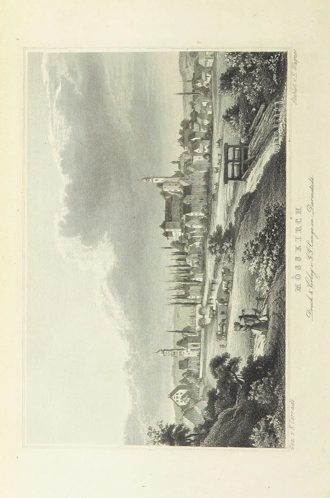 An illustration from Das Grossherzogthum Baden in malerischen Original-Ansichten. In Stahl gest. von J. Poppel und andern Begleitet von einem historischtopographischen Text von Dr. E. H, 1860, leaf 842