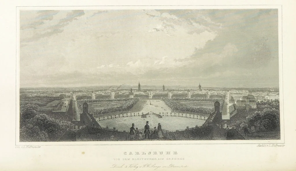 An illustration from Das Grossherzogthum Baden in malerischen Original-Ansichten. In Stahl gest. von J. Poppel und andern Begleitet von einem historischtopographischen Text von Dr. E. H, 1860, leaf 94