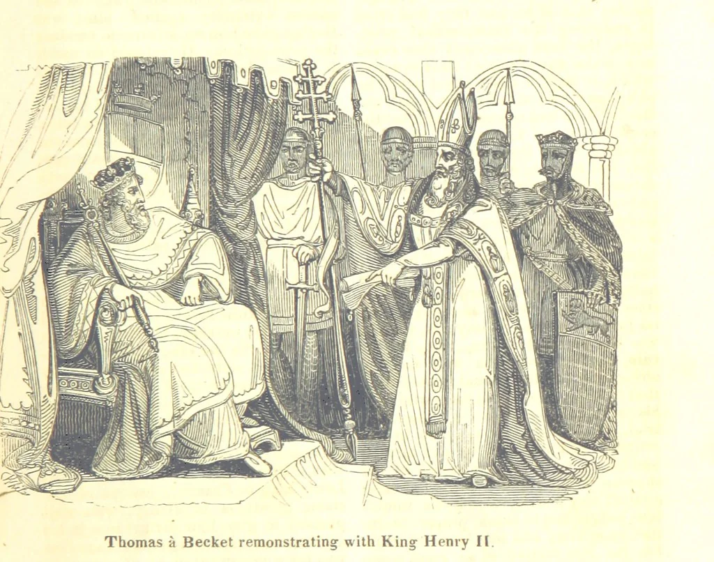 An illustration from The History of England; from the invasion of Julius Caesar to the Revolution in 1688: by D. Hume ... With a continuation, from that period to the death of George the Second, by Tobias Smollett ... and Chronological Records to the coronation of his present Majesty, George the Fourth, by John Burke ... With numerous engravings. (Historical Questions comprising a series of studies upon the most important passages in Dolby's Universal Histories; commencing with Hume and Smollet's History of England. By Robert Horner.), 1825, leaf 229