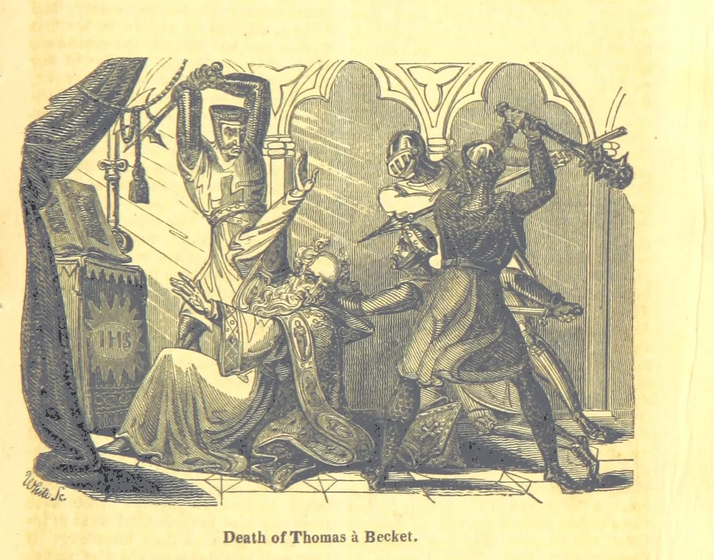 An illustration from The History of England; from the invasion of Julius Caesar to the Revolution in 1688: by D. Hume ... With a continuation, from that period to the death of George the Second, by Tobias Smollett ... and Chronological Records to the coronation of his present Majesty, George the Fourth, by John Burke ... With numerous engravings. (Historical Questions comprising a series of studies upon the most important passages in Dolby's Universal Histories; commencing with Hume and Smollet's History of England. By Robert Horner.), 1825, leaf 237