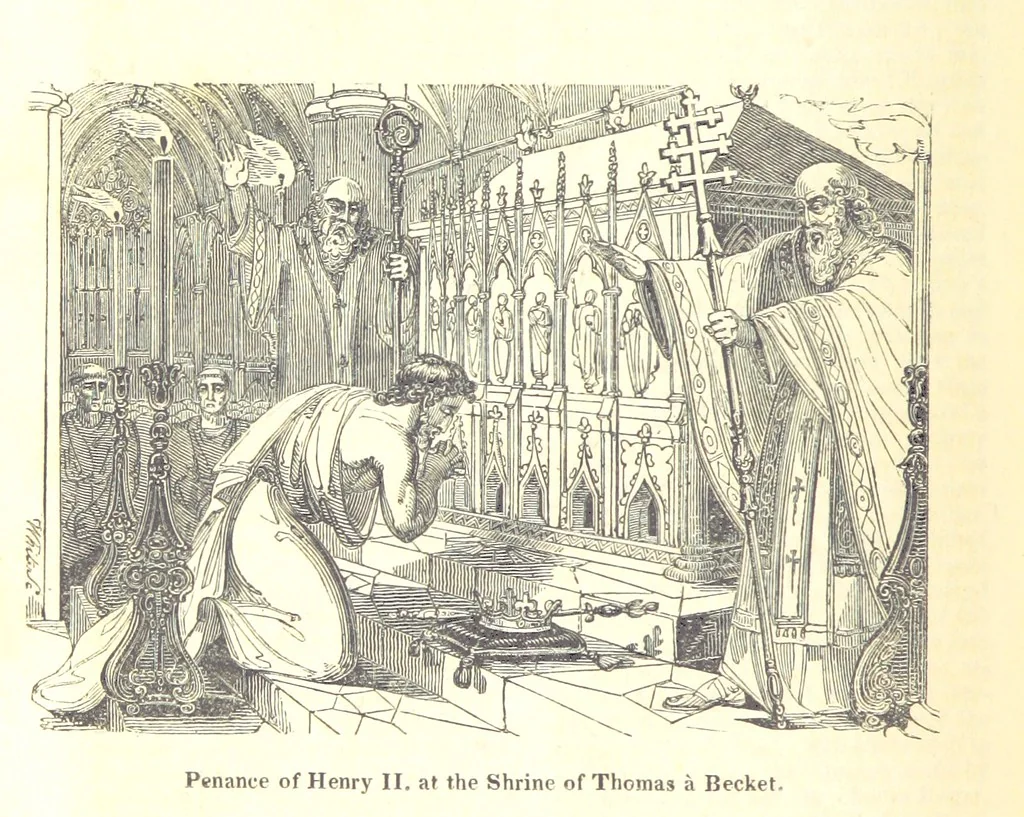 An illustration from The History of England; from the invasion of Julius Caesar to the Revolution in 1688: by D. Hume ... With a continuation, from that period to the death of George the Second, by Tobias Smollett ... and Chronological Records to the coronation of his present Majesty, George the Fourth, by John Burke ... With numerous engravings. (Historical Questions comprising a series of studies upon the most important passages in Dolby's Universal Histories; commencing with Hume and Smollet's History of England. By Robert Horner.), 1825, leaf 252