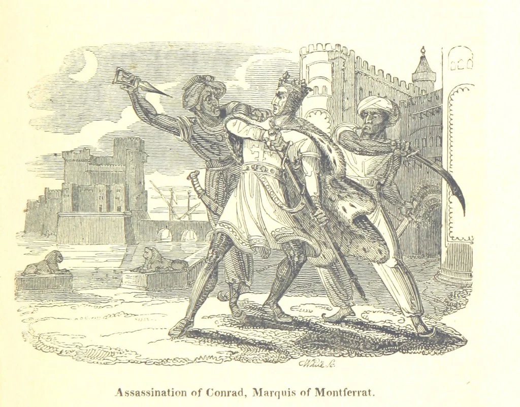 An illustration from The History of England; from the invasion of Julius Caesar to the Revolution in 1688: by D. Hume ... With a continuation, from that period to the death of George the Second, by Tobias Smollett ... and Chronological Records to the coronation of his present Majesty, George the Fourth, by John Burke ... With numerous engravings. (Historical Questions comprising a series of studies upon the most important passages in Dolby's Universal Histories; commencing with Hume and Smollet's History of England. By Robert Horner.), 1825, leaf 275