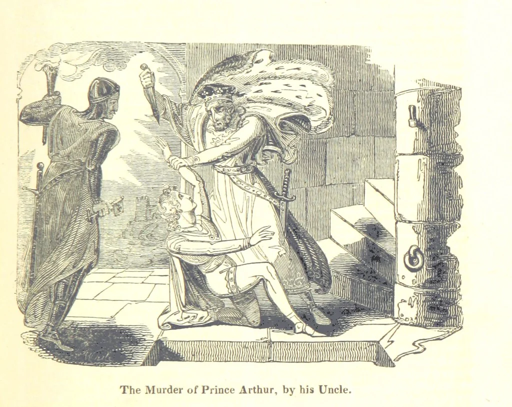 An illustration from The History of England; from the invasion of Julius Caesar to the Revolution in 1688: by D. Hume ... With a continuation, from that period to the death of George the Second, by Tobias Smollett ... and Chronological Records to the coronation of his present Majesty, George the Fourth, by John Burke ... With numerous engravings. (Historical Questions comprising a series of studies upon the most important passages in Dolby's Universal Histories; commencing with Hume and Smollet's History of England. By Robert Horner.), 1825, leaf 291