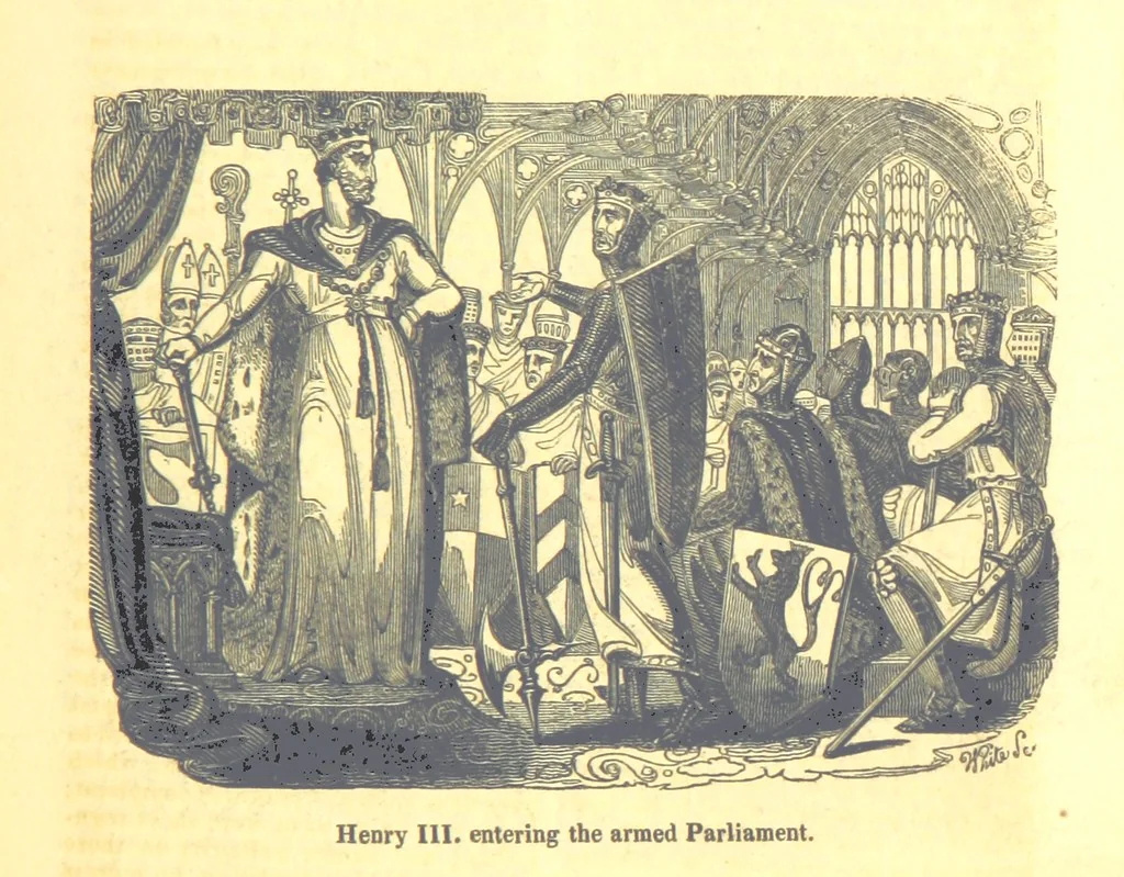 An illustration from The History of England; from the invasion of Julius Caesar to the Revolution in 1688: by D. Hume ... With a continuation, from that period to the death of George the Second, by Tobias Smollett ... and Chronological Records to the coronation of his present Majesty, George the Fourth, by John Burke ... With numerous engravings. (Historical Questions comprising a series of studies upon the most important passages in Dolby's Universal Histories; commencing with Hume and Smollet's History of England. By Robert Horner.), 1825, leaf 351