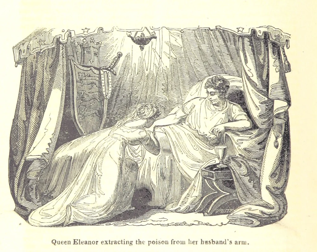 An illustration from The History of England; from the invasion of Julius Caesar to the Revolution in 1688: by D. Hume ... With a continuation, from that period to the death of George the Second, by Tobias Smollett ... and Chronological Records to the coronation of his present Majesty, George the Fourth, by John Burke ... With numerous engravings. (Historical Questions comprising a series of studies upon the most important passages in Dolby's Universal Histories; commencing with Hume and Smollet's History of England. By Robert Horner.), 1825, leaf 374