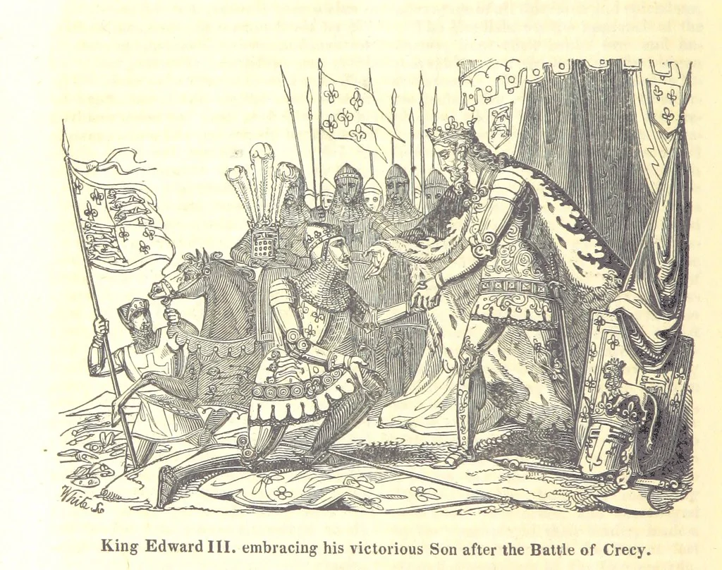 An illustration from The History of England; from the invasion of Julius Caesar to the Revolution in 1688: by D. Hume ... With a continuation, from that period to the death of George the Second, by Tobias Smollett ... and Chronological Records to the coronation of his present Majesty, George the Fourth, by John Burke ... With numerous engravings. (Historical Questions comprising a series of studies upon the most important passages in Dolby's Universal Histories; commencing with Hume and Smollet's History of England. By Robert Horner.), 1825, leaf 476