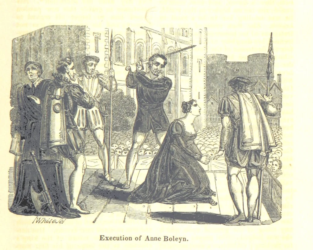 An illustration from The History of England; from the invasion of Julius Caesar to the Revolution in 1688: by D. Hume ... With a continuation, from that period to the death of George the Second, by Tobias Smollett ... and Chronological Records to the coronation of his present Majesty, George the Fourth, by John Burke ... With numerous engravings. (Historical Questions comprising a series of studies upon the most important passages in Dolby's Universal Histories; commencing with Hume and Smollet's History of England. By Robert Horner.), 1825, leaf 225