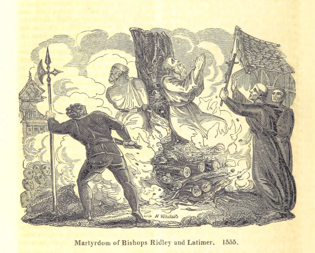 An illustration from The History of England; from the invasion of Julius Caesar to the Revolution in 1688: by D. Hume ... With a continuation, from that period to the death of George the Second, by Tobias Smollett ... and Chronological Records to the coronation of his present Majesty, George the Fourth, by John Burke ... With numerous engravings. (Historical Questions comprising a series of studies upon the most important passages in Dolby's Universal Histories; commencing with Hume and Smollet's History of England. By Robert Horner.), 1825, leaf 336