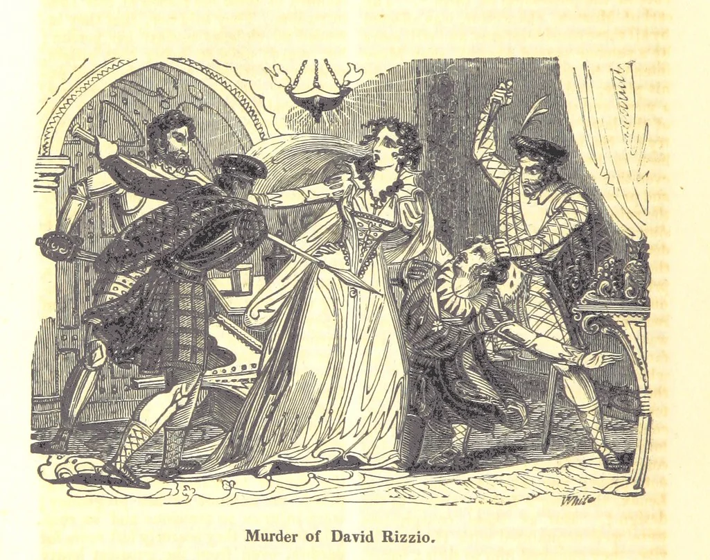An illustration from The History of England; from the invasion of Julius Caesar to the Revolution in 1688: by D. Hume ... With a continuation, from that period to the death of George the Second, by Tobias Smollett ... and Chronological Records to the coronation of his present Majesty, George the Fourth, by John Burke ... With numerous engravings. (Historical Questions comprising a series of studies upon the most important passages in Dolby's Universal Histories; commencing with Hume and Smollet's History of England. By Robert Horner.), 1825, leaf 394