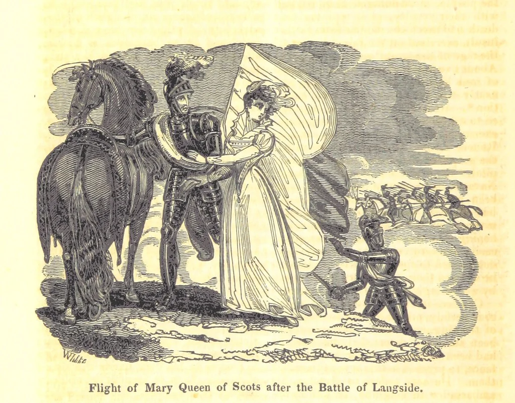 An illustration from The History of England; from the invasion of Julius Caesar to the Revolution in 1688: by D. Hume ... With a continuation, from that period to the death of George the Second, by Tobias Smollett ... and Chronological Records to the coronation of his present Majesty, George the Fourth, by John Burke ... With numerous engravings. (Historical Questions comprising a series of studies upon the most important passages in Dolby's Universal Histories; commencing with Hume and Smollet's History of England. By Robert Horner.), 1825, leaf 444