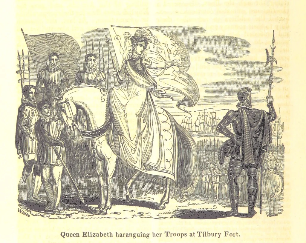 An illustration from The History of England; from the invasion of Julius Caesar to the Revolution in 1688: by D. Hume ... With a continuation, from that period to the death of George the Second, by Tobias Smollett ... and Chronological Records to the coronation of his present Majesty, George the Fourth, by John Burke ... With numerous engravings. (Historical Questions comprising a series of studies upon the most important passages in Dolby's Universal Histories; commencing with Hume and Smollet's History of England. By Robert Horner.), 1825, leaf 504