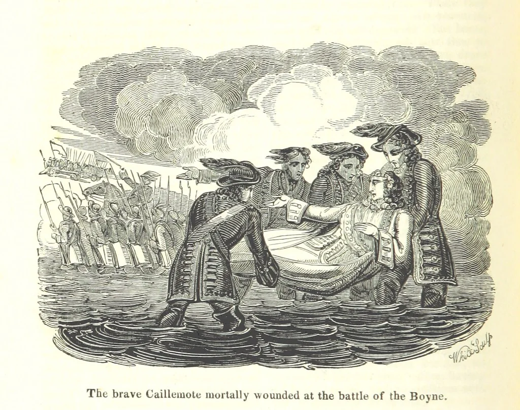 An illustration from The History of England; from the invasion of Julius Caesar to the Revolution in 1688: by D. Hume ... With a continuation, from that period to the death of George the Second, by Tobias Smollett ... and Chronological Records to the coronation of his present Majesty, George the Fourth, by John Burke ... With numerous engravings. (Historical Questions comprising a series of studies upon the most important passages in Dolby's Universal Histories; commencing with Hume and Smollet's History of England. By Robert Horner.), 1825, leaf 214