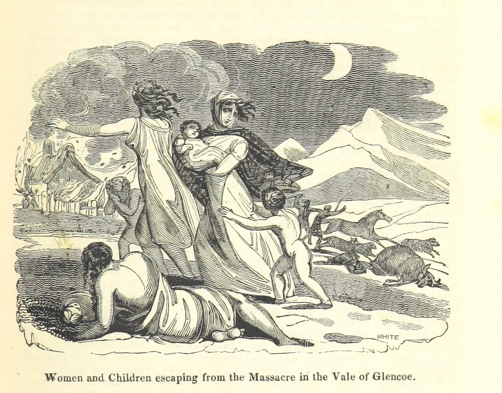 An illustration from The History of England; from the invasion of Julius Caesar to the Revolution in 1688: by D. Hume ... With a continuation, from that period to the death of George the Second, by Tobias Smollett ... and Chronological Records to the coronation of his present Majesty, George the Fourth, by John Burke ... With numerous engravings. (Historical Questions comprising a series of studies upon the most important passages in Dolby's Universal Histories; commencing with Hume and Smollet's History of England. By Robert Horner.), 1825, leaf 243