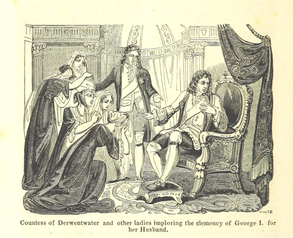 An illustration from The History of England; from the invasion of Julius Caesar to the Revolution in 1688: by D. Hume ... With a continuation, from that period to the death of George the Second, by Tobias Smollett ... and Chronological Records to the coronation of his present Majesty, George the Fourth, by John Burke ... With numerous engravings. (Historical Questions comprising a series of studies upon the most important passages in Dolby's Universal Histories; commencing with Hume and Smollet's History of England. By Robert Horner.), 1825, leaf 538